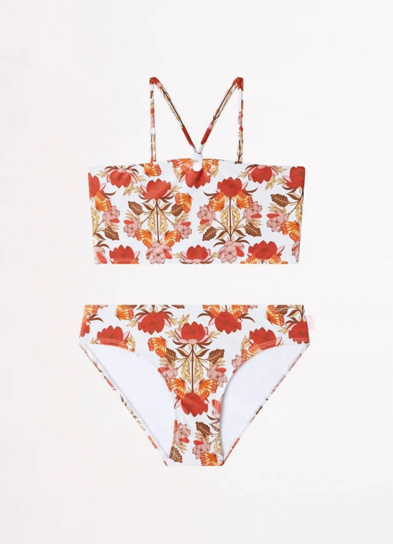 Детский купальник Papillon из 3 предметов красный Seafolly — фото 3