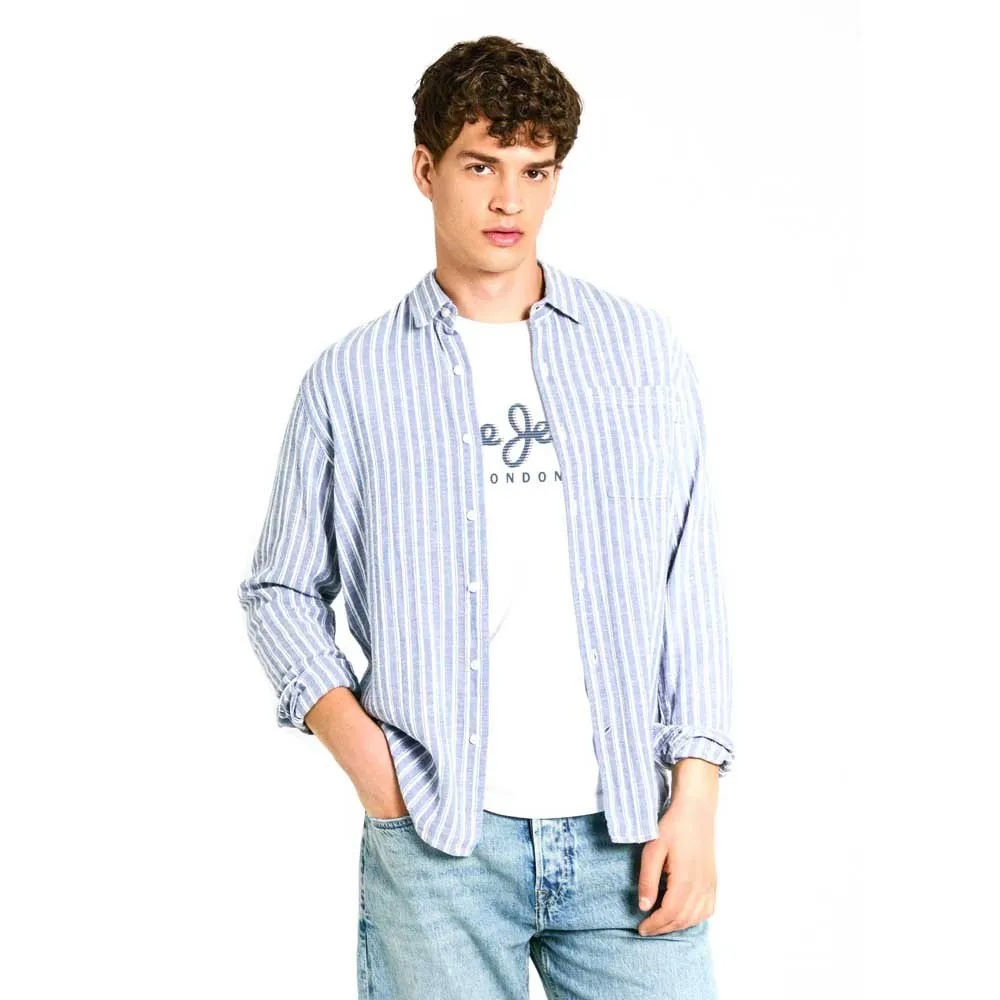 

Рубашка Pepe Jeans Mosey, синий