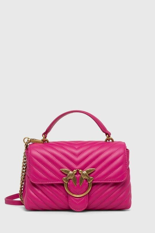 

Кожаная сумочка Pinko, розовый