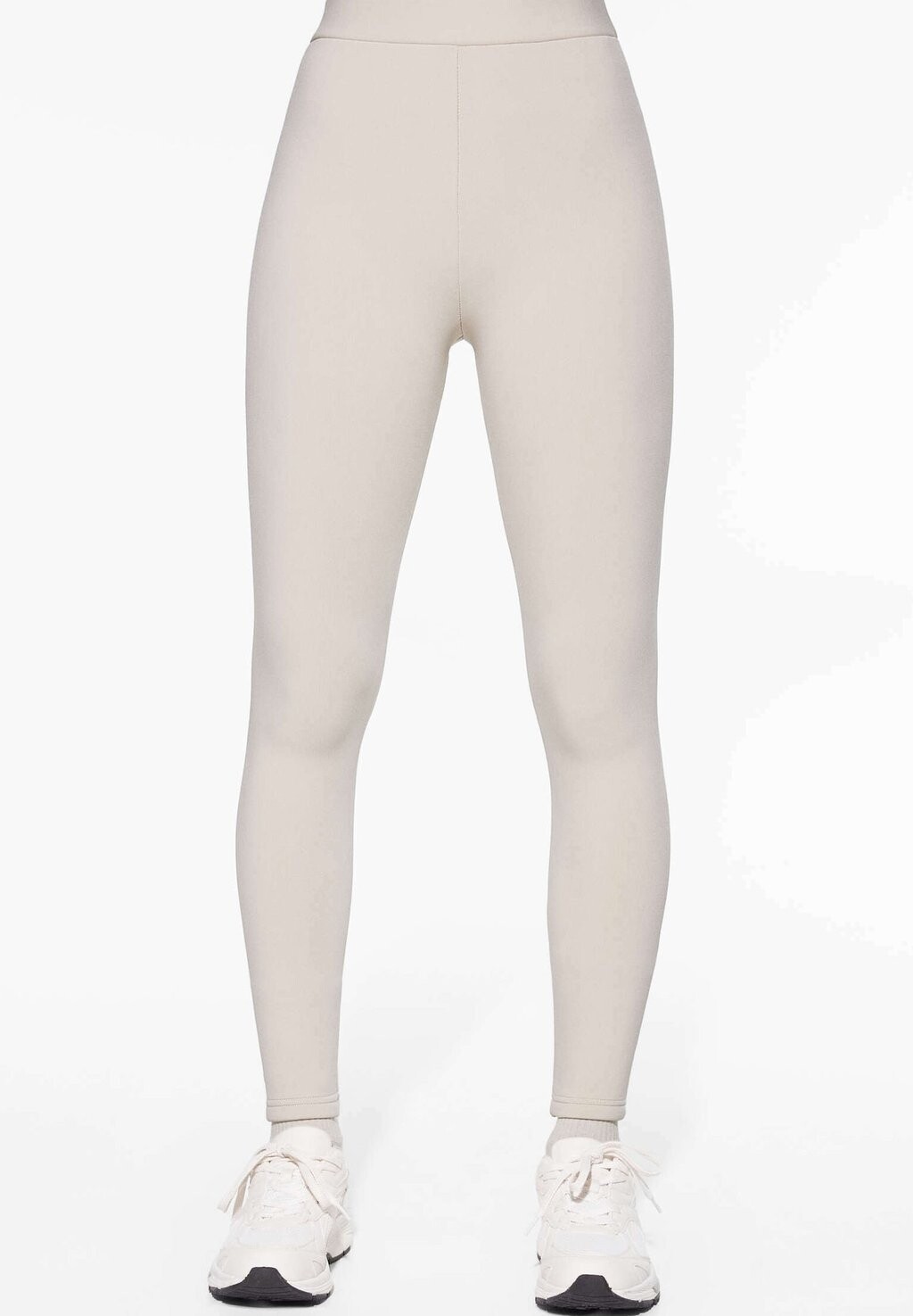 

Тайтсы Super Extra Warm Seamless 65Cm Ankle-Length Leggings OYSHO, бежевый
