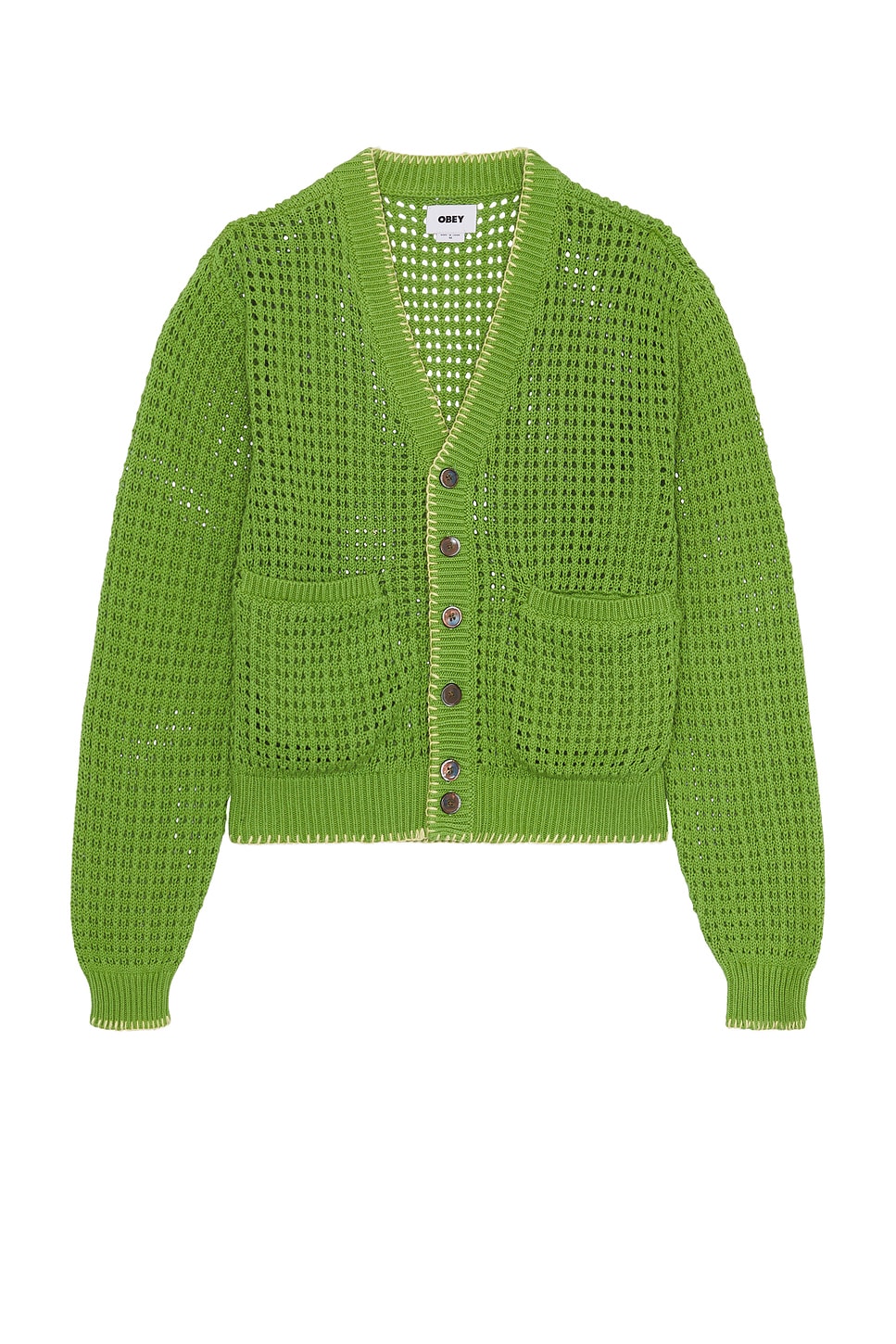

Кардиган Ethan Obey, matcha multi