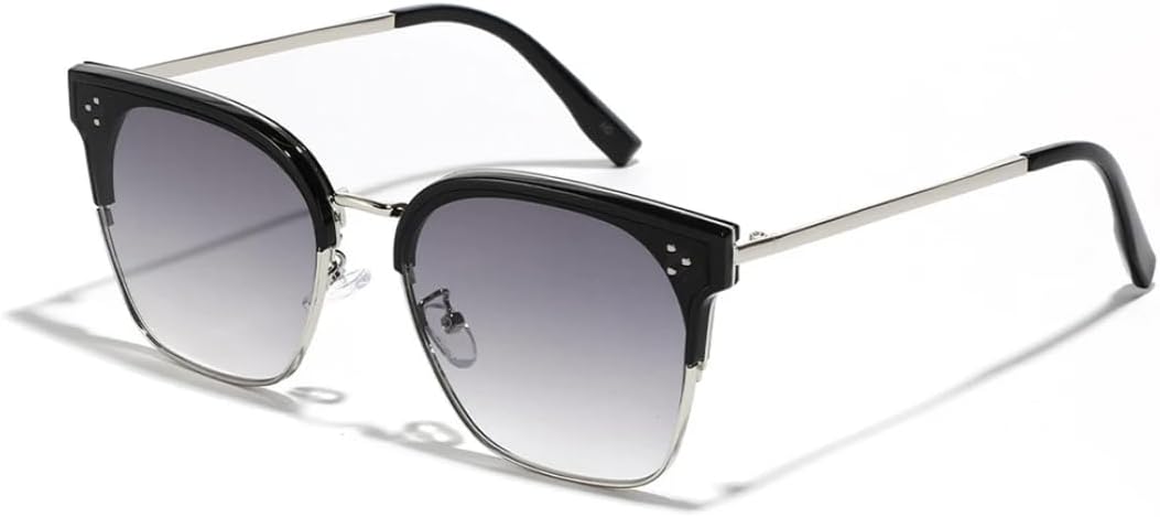 

Ретро-модные солнцезащитные очки для женщин и мужчин, классические винтажные солнцезащитные очки с защитой от УФ-излучения UV400 для использования на открытом воздухе SZVVBKK, Gray