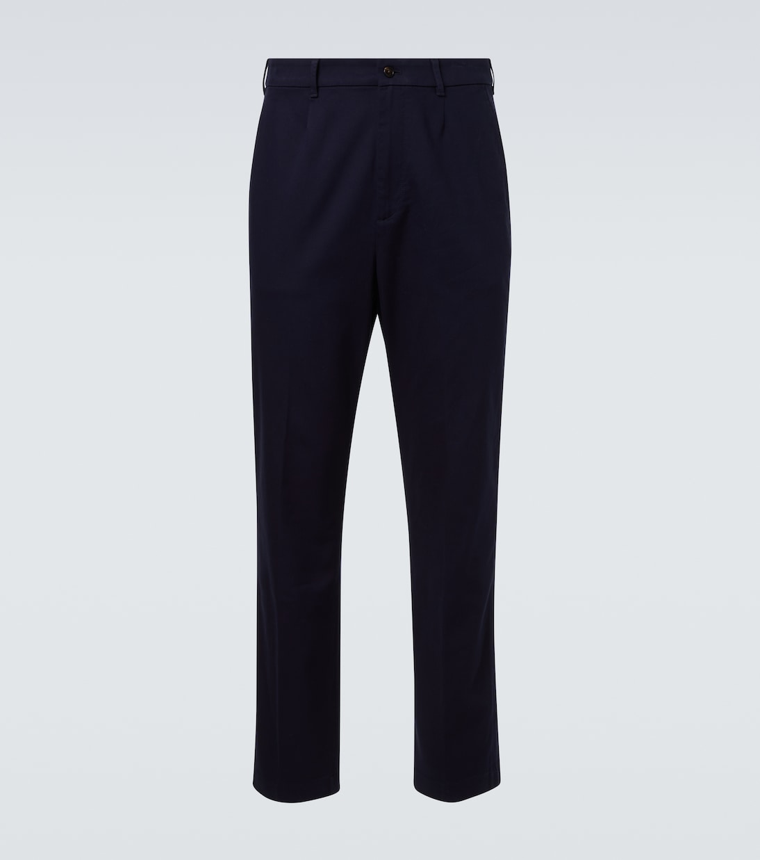 

Хлопковые зауженные брюки Dunhill, House Navy