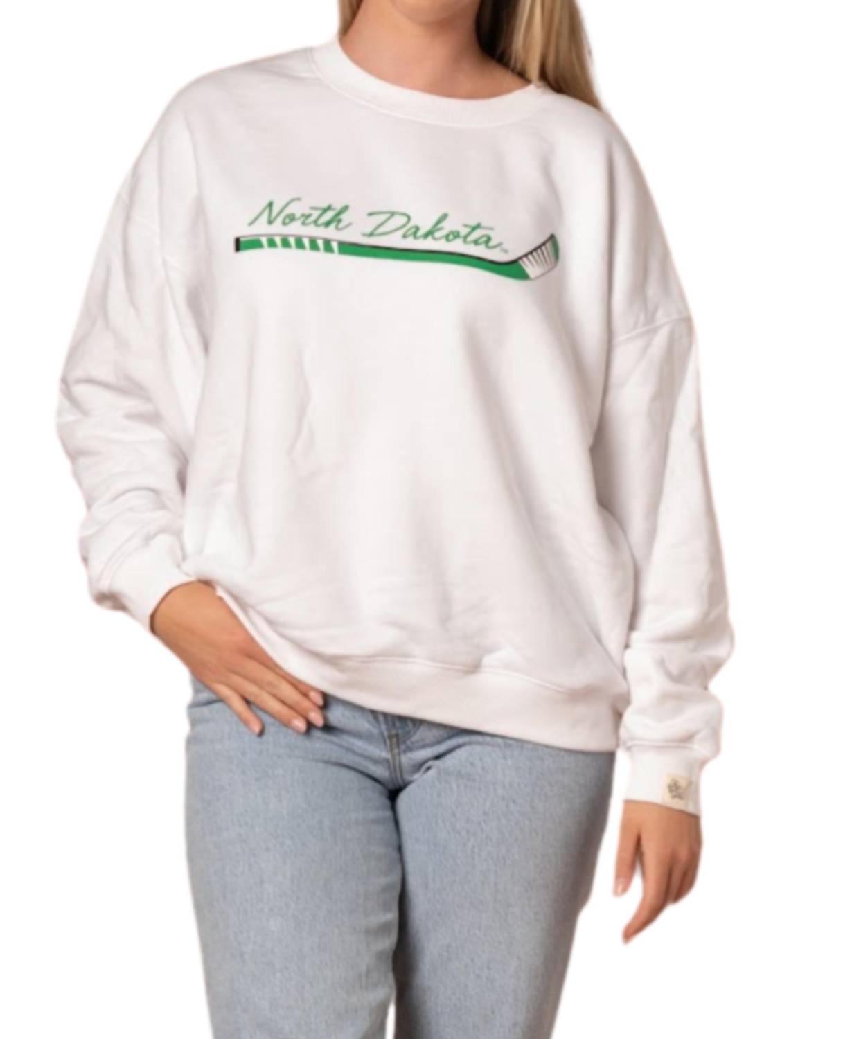 

Белая худи North Dakota Hockey Crew Fan Girl Clothing