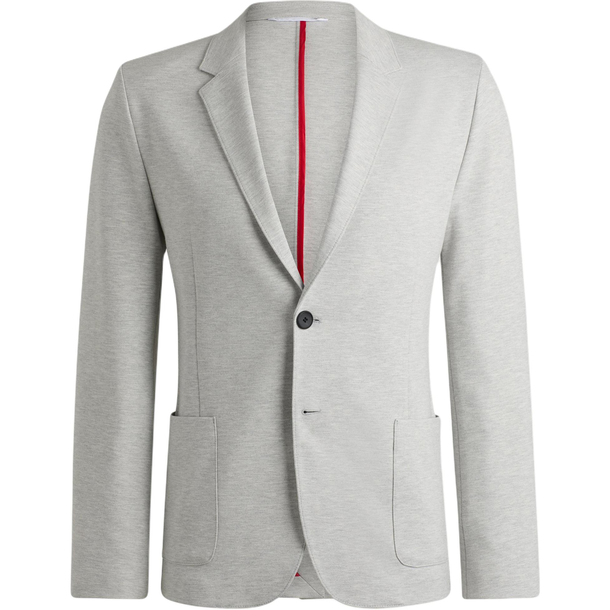 

HUGO BOSS Мужской пиджак деловой светло-серый, Light Gray