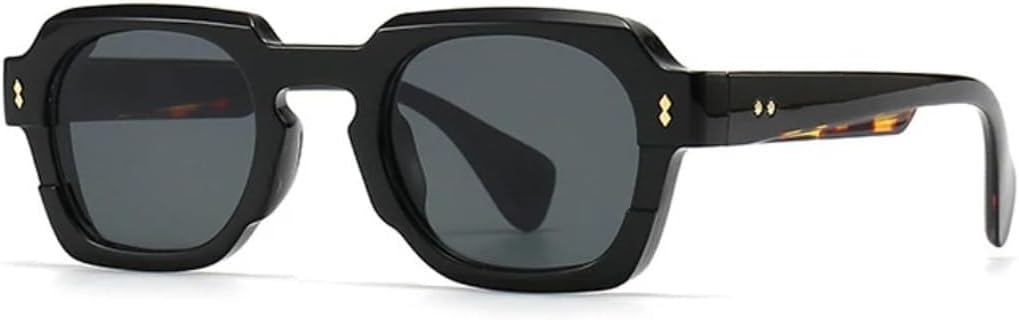 

Солнцезащитные очки с защитой от УФ-излучения UV400 | Панковские градиентные заклепки | Линзы конфетных цветов для занятий спортом на открытом воздухе и вождения LXLHWN, Black Leopard Grey