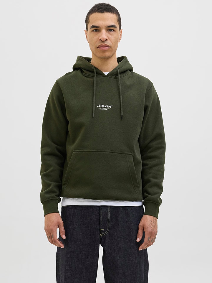 

Толстовка с капюшоном Jack & Jones, хаки