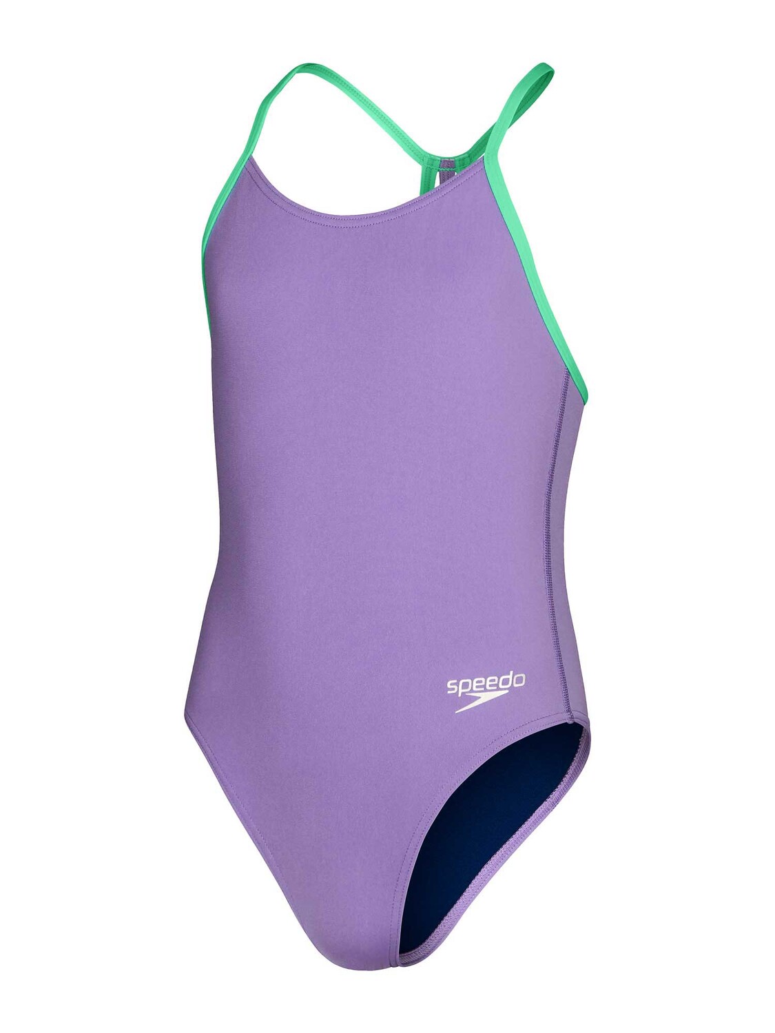 

Цельный купальник Speedo SOLID LANE LINE BACK, фиолетовый