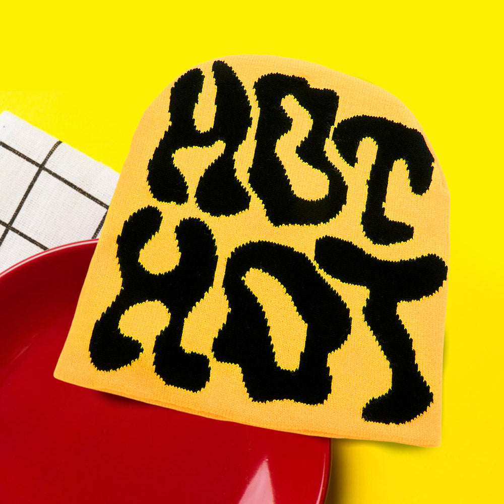 

Шапка-бини Hot Hot Message FASHNZFAB, желтый