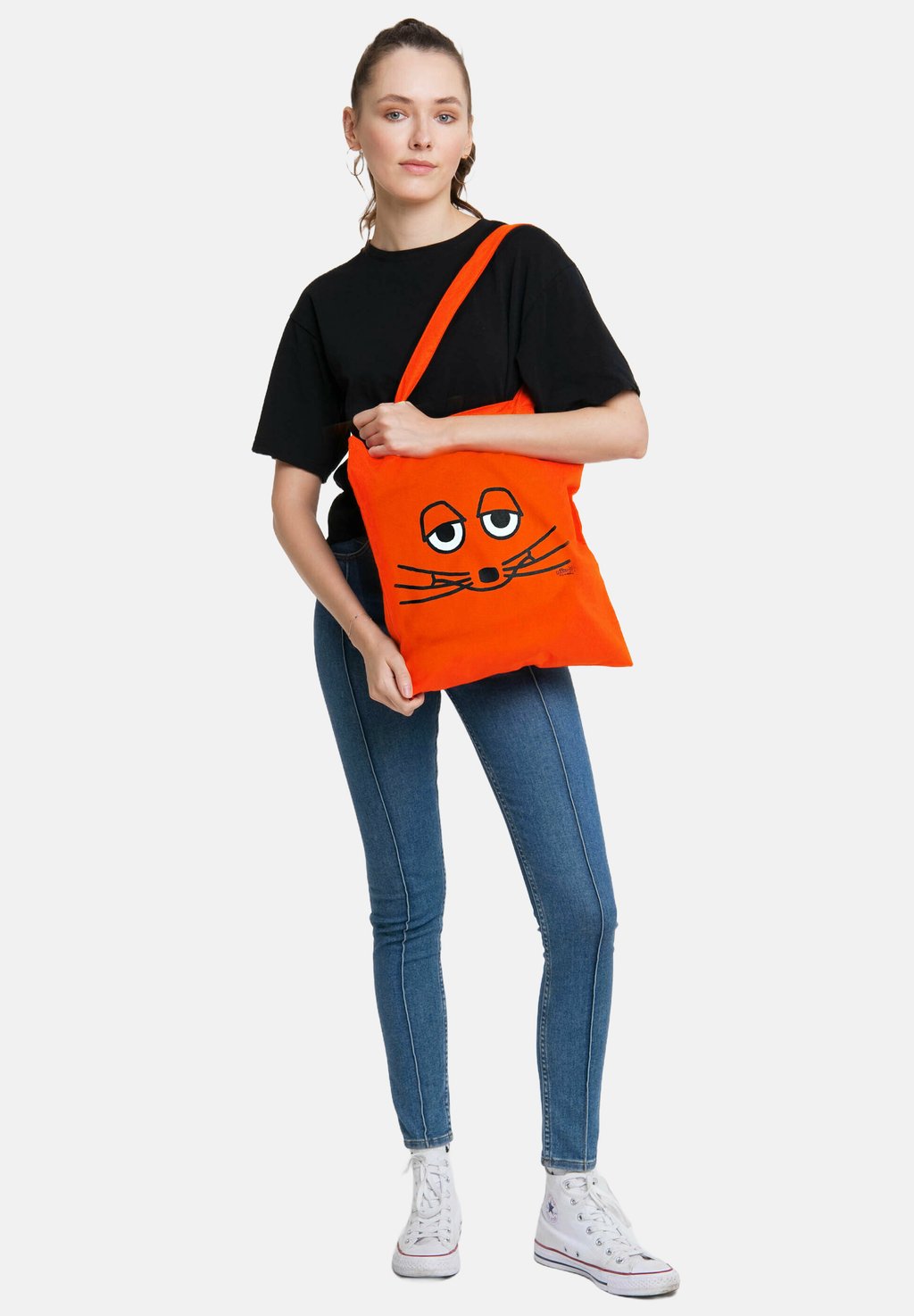 

Сумка-тоут MAUS - GESICHT LOGOSHIRT, оранжевый