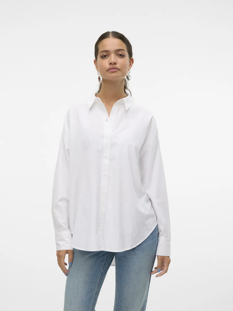 

Блуза с длинными рукавами Vero Moda "VMFANNI LS SHIRT WVN GA NOOS", белый