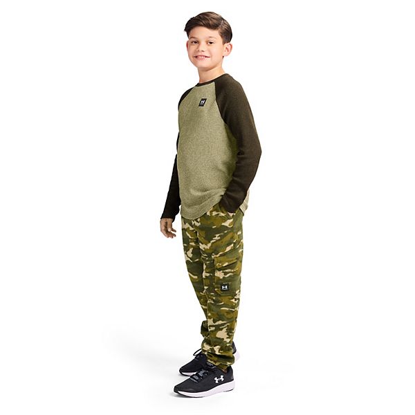 

Термобелье с рукавом реглан для мальчиков 4-8 лет Under Armour, Canteen Green