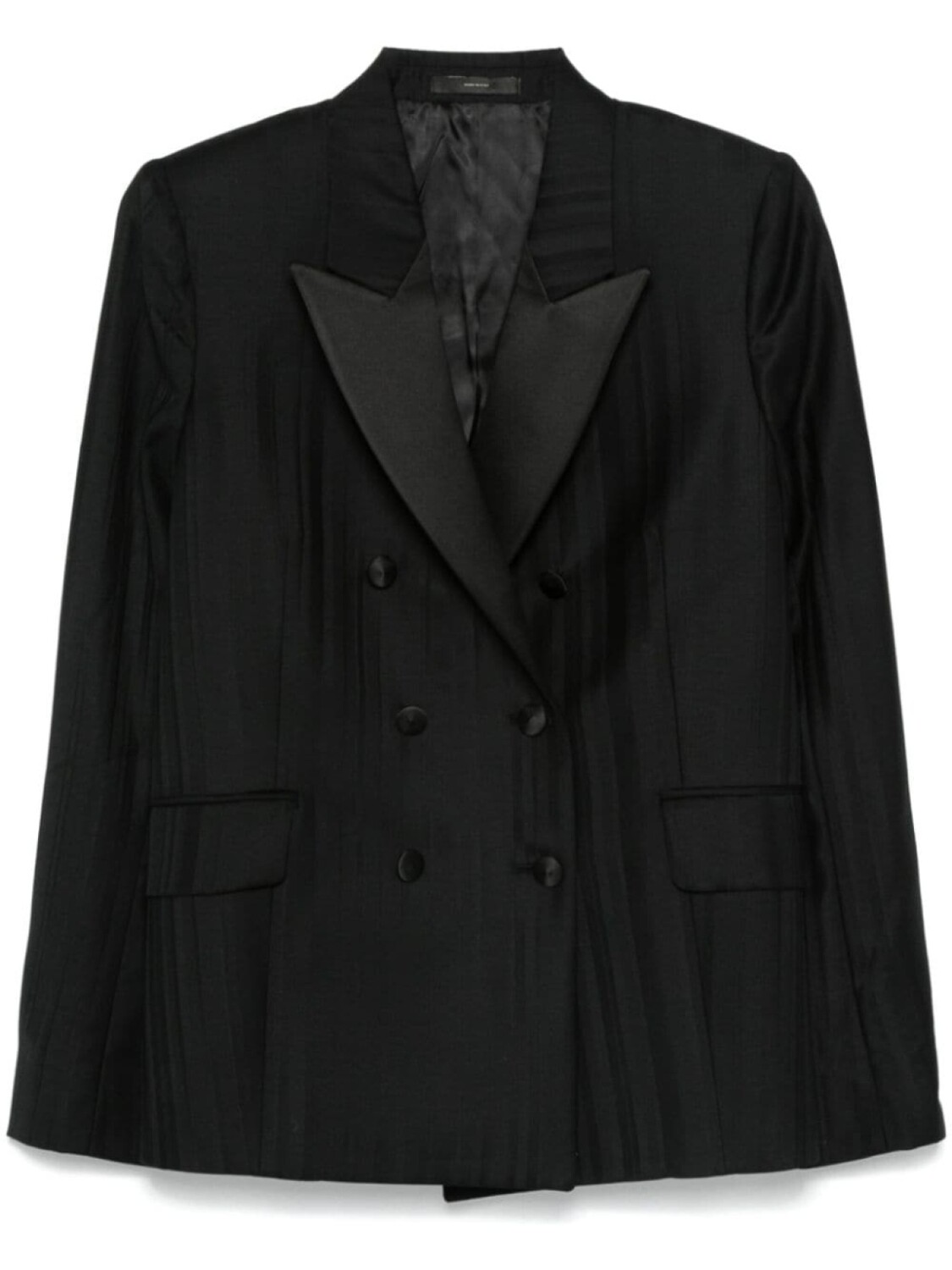 

Полосатый блейзер Paul Smith, черный