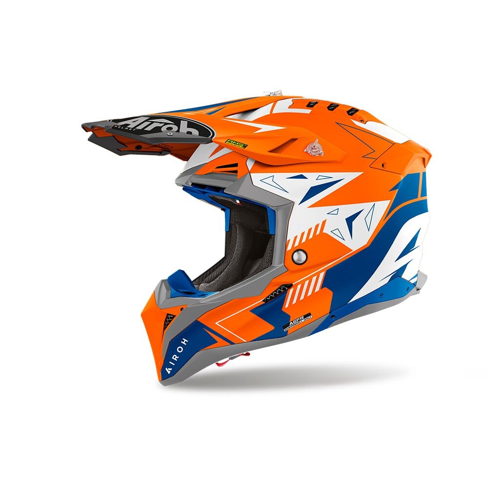 

Шлем для мотокросса Airoh AV3SP32 Aviator 3 Spin, разноцветный
