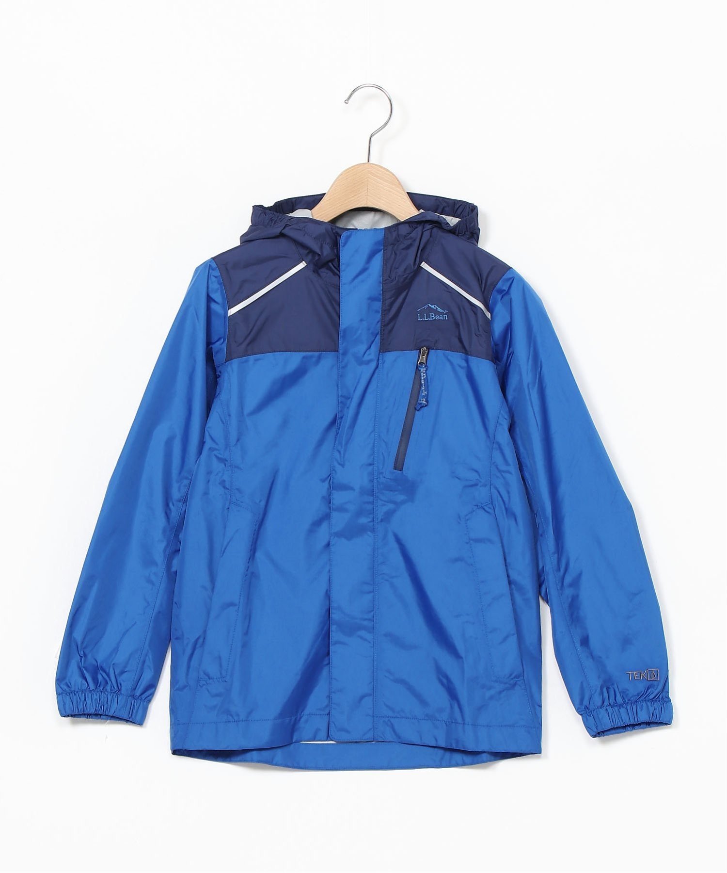 Детская дождевая куртка Trail Model, с цветовыми блоками L.L.Bean, Dp_Sapphire — фото 4