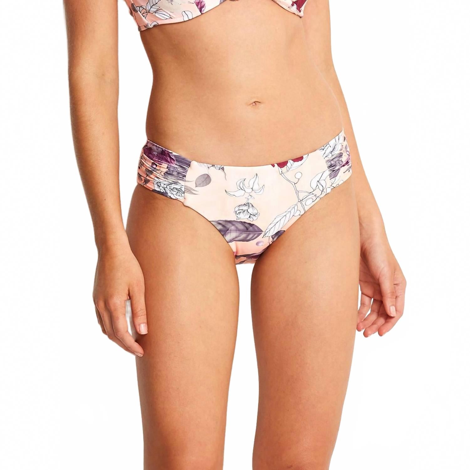 

Modern Love Боксеры бикини с защипами персикового цвета Seafolly