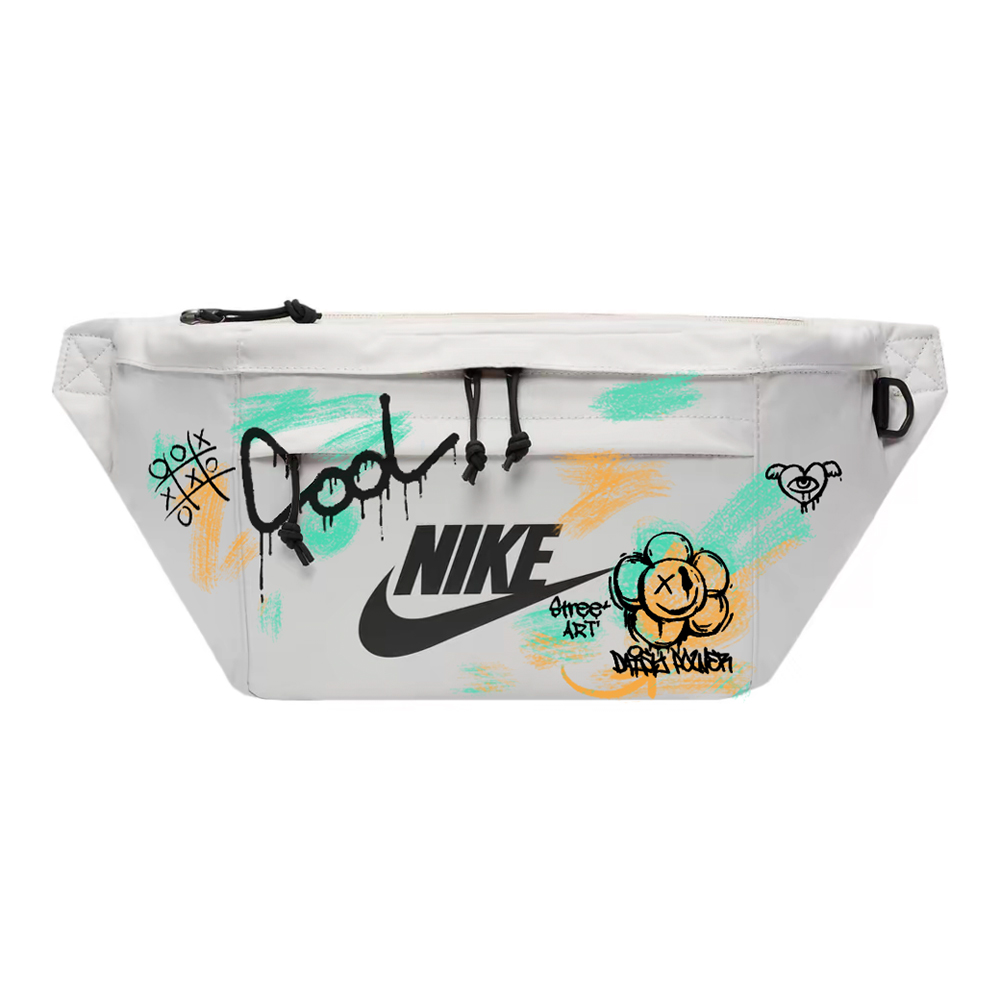 

Nike Тканевый поясной рюкзак унисекс светло-серый, Sunflower