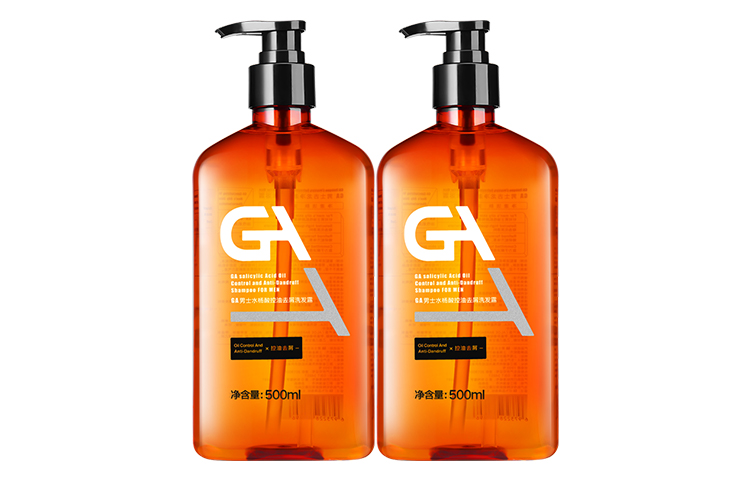 

Шампунь с салициловой кислотой и аминокислотами для лечения перхоти, защиты цвета, контроля жирности и глубокого очищения 500мл/500мл*2 GA