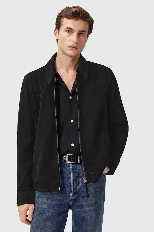 

Замшевая куртка RHONE Allsaints, черный
