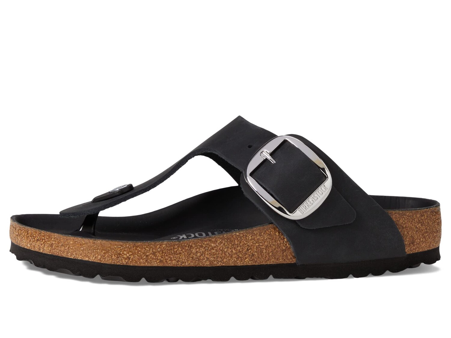 

Сандалии Birkenstock Gizeh Big Buckle - Oiled Leather, черный