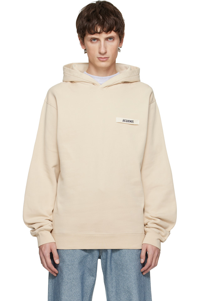 

Толстовка с капюшоном «The gros grain» Jacquemus, бежевый