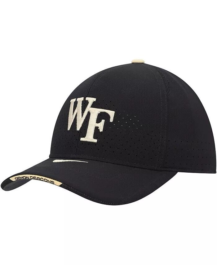 

Мужская черная кепка Wake Forest Demon Deacons Classic99 с логотипом Swoosh Performance Flex Hat Nike