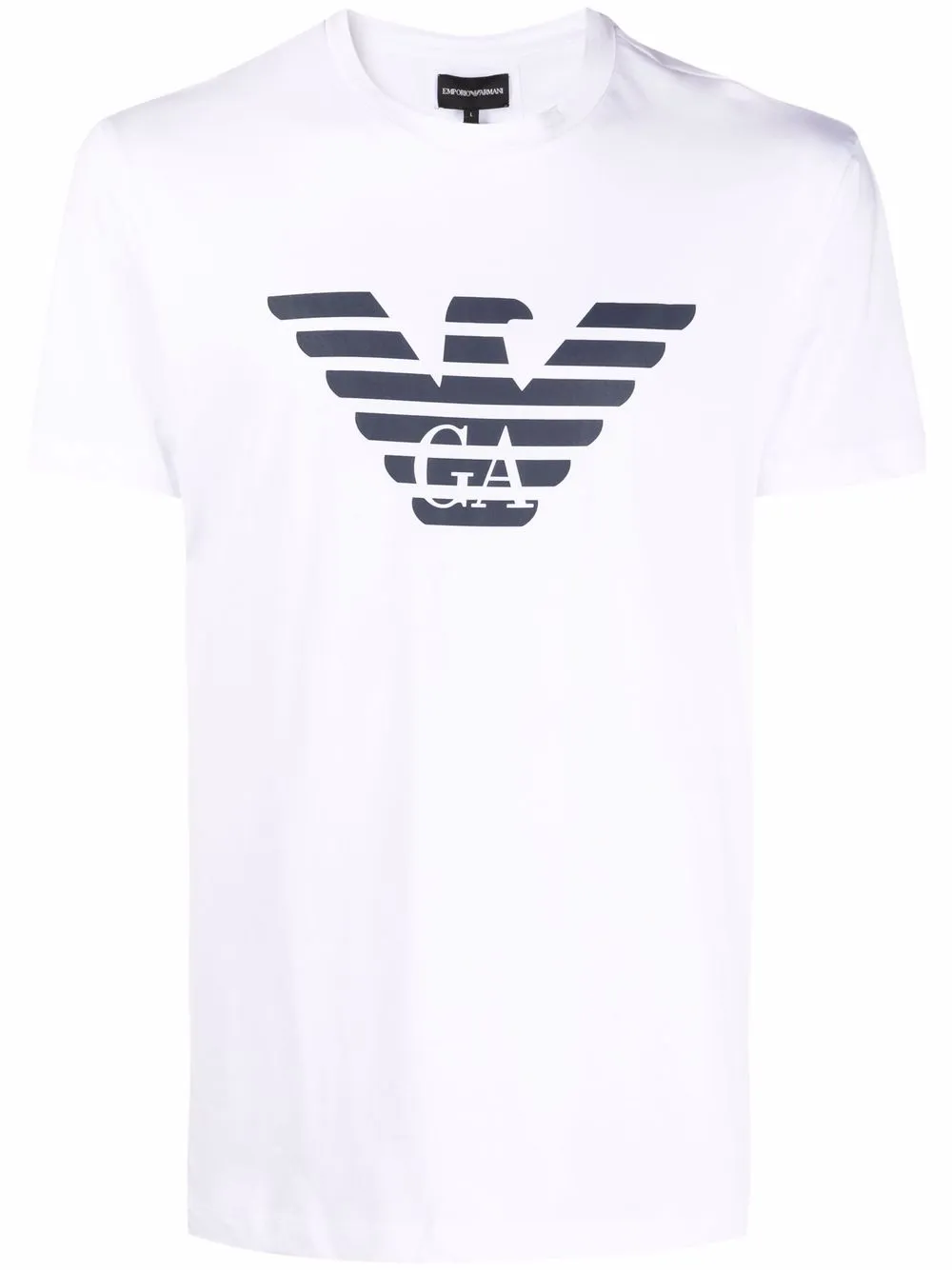 

Футболка с логотипом EMPORIO ARMANI, белый