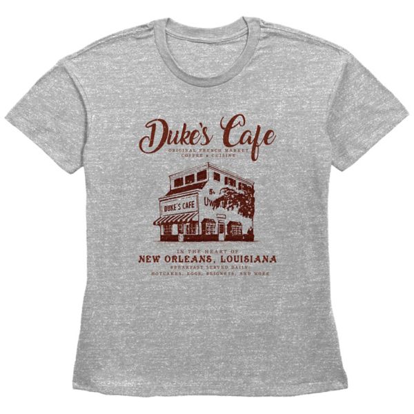 

Женская футболка с принтом "Принцесса и лягушка" Duke's Café базового кроя Licensed Character, серый