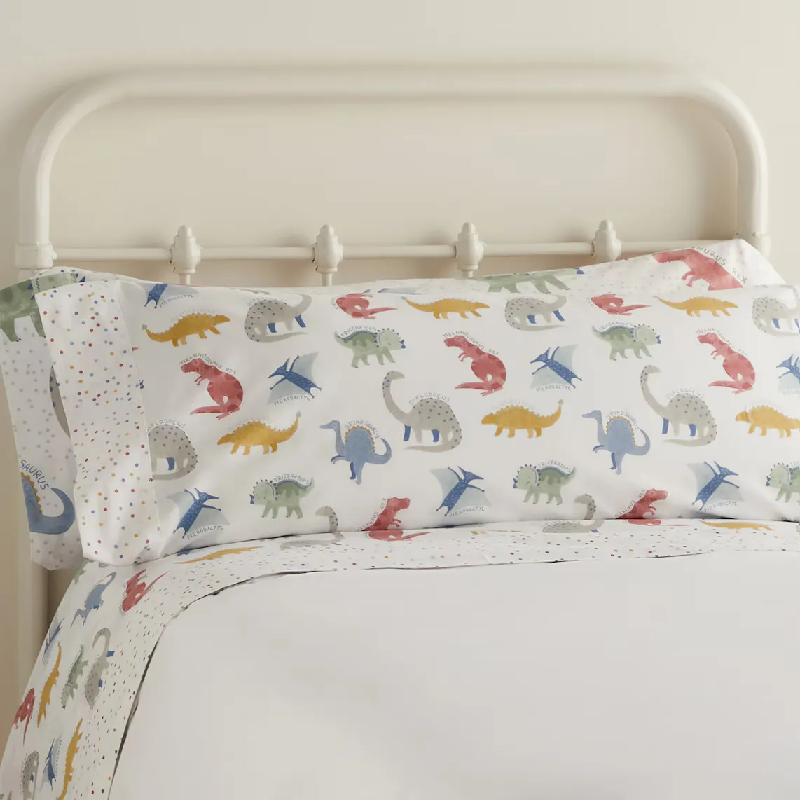 

Набор плоских простыней Mini Dinos Mini Home - El Corte Inglés, разноцветный