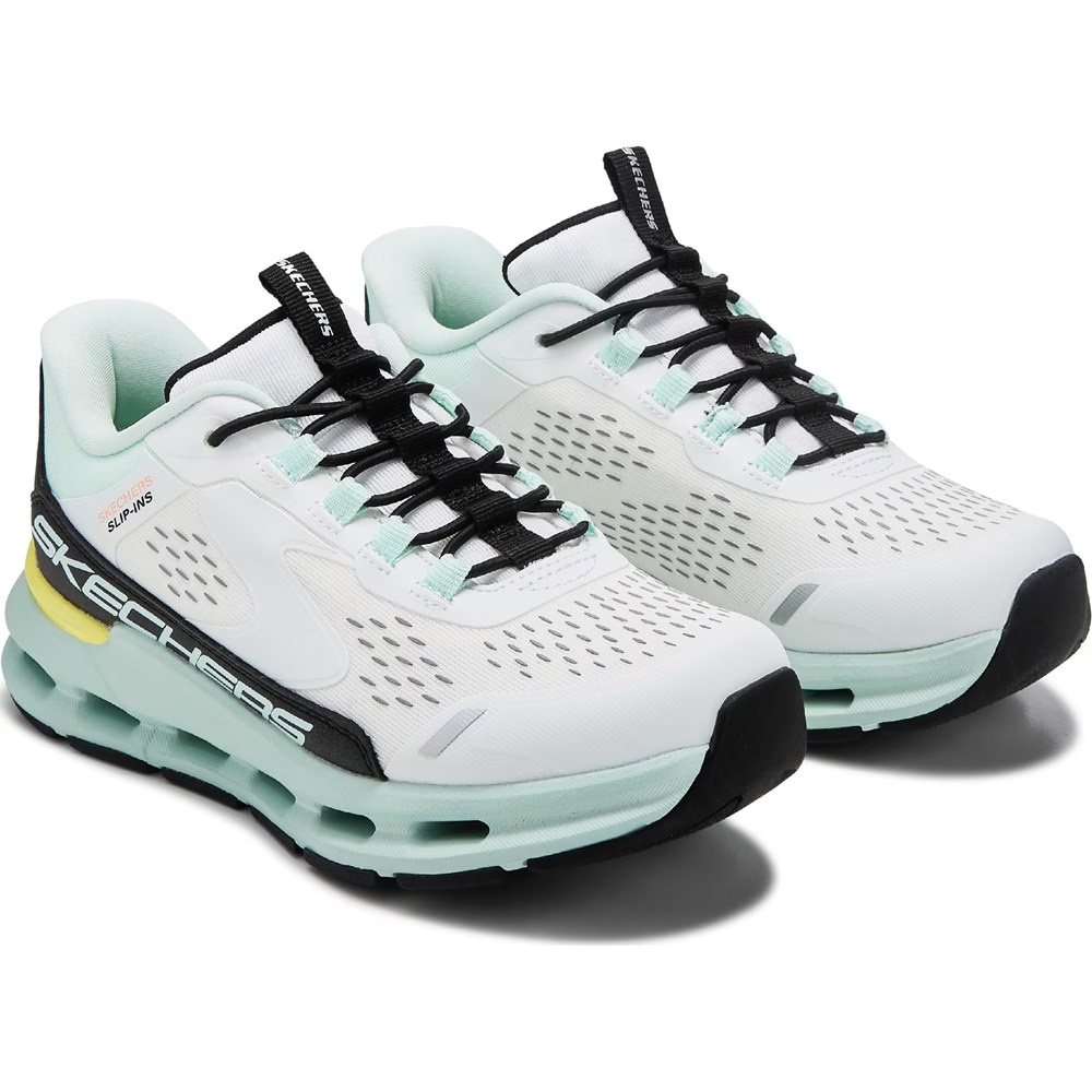 

Детские кроссовки glide-step для малышей/больших детей Skechers, white/light blue
