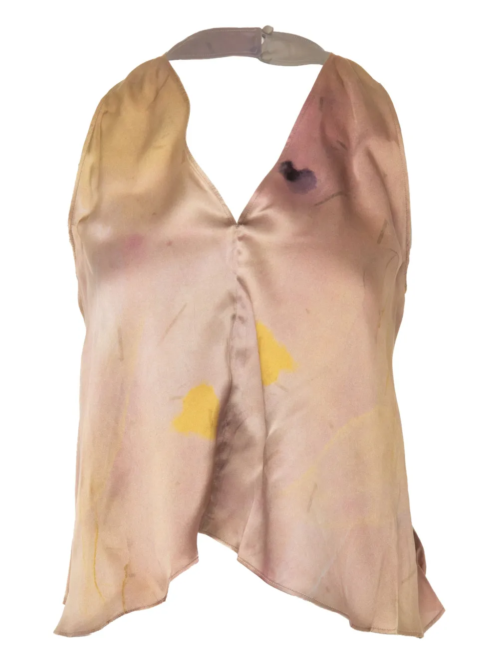 

Шелковый топ YANGKEHAN, нейтральный