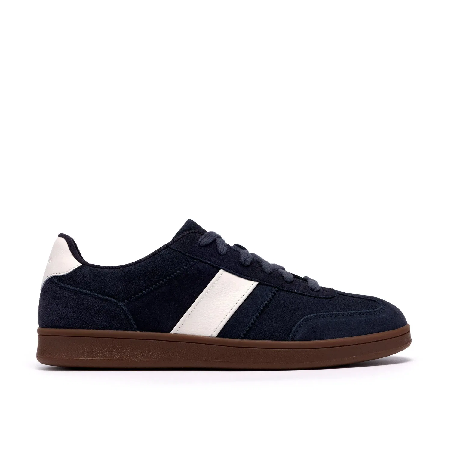 Кроссовки на шнуровке из замши Clarks, синий