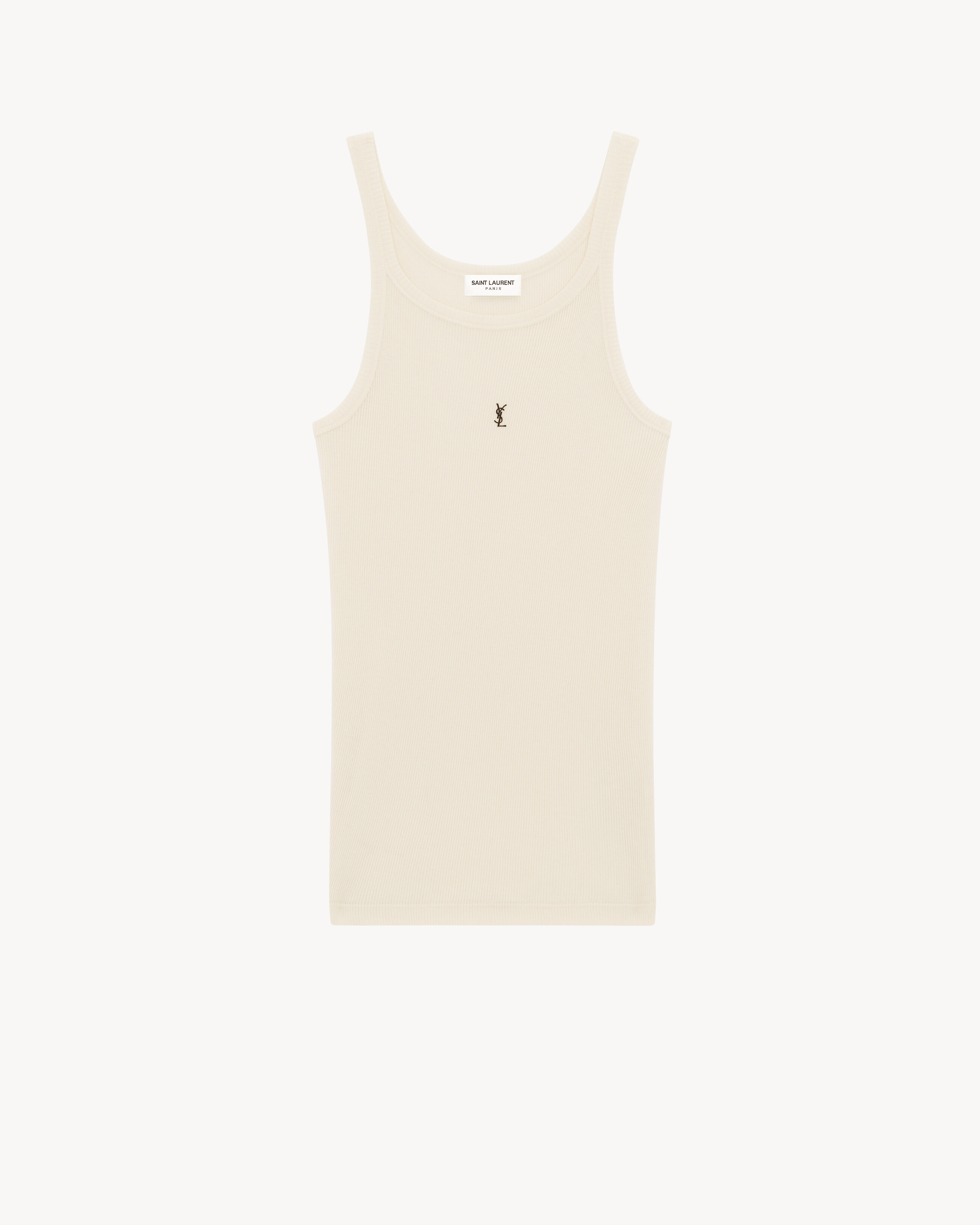 

Майка Cassandre Saint Laurent, белый