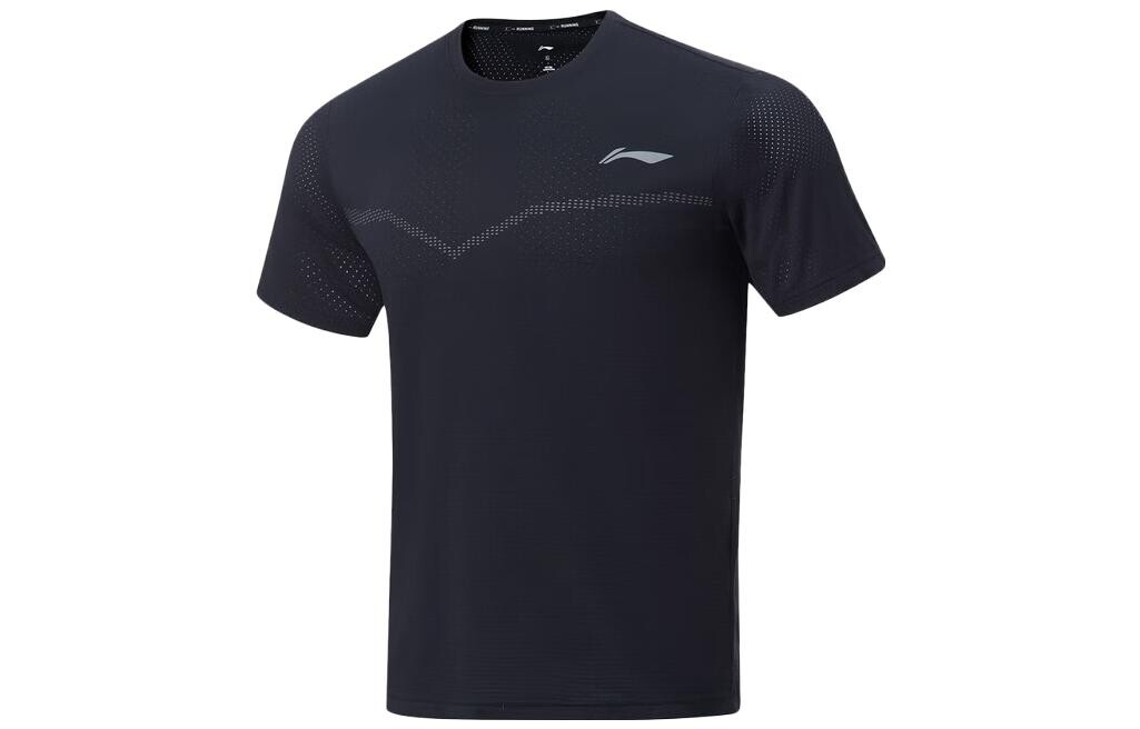 

Футболка Running Collection мужская черная Lining, черный