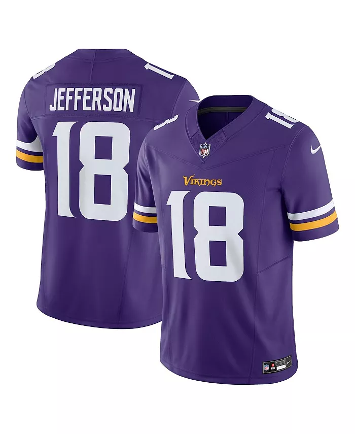

Мужская альтернативная джерси Justin Jefferson Minnesota Vikings Vapor F.U.S.E. Limited Nike, фиолетовый