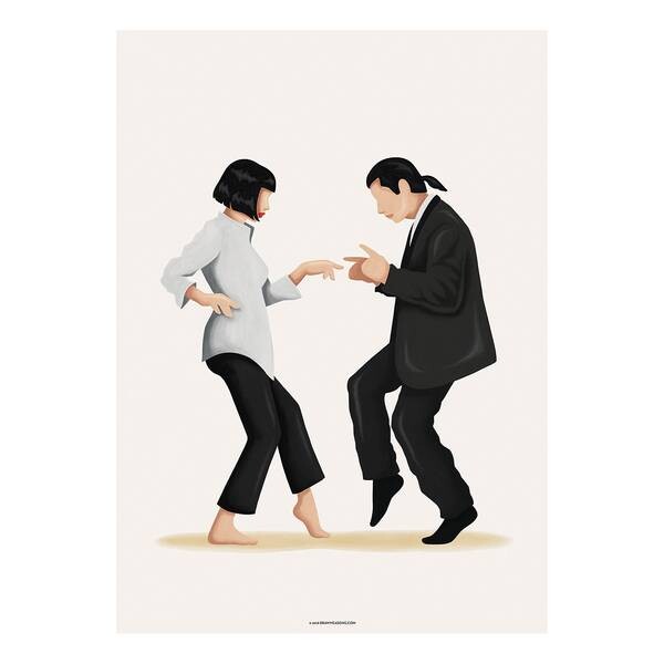 

Картина на холсте A.S. Création Pulp Fiction цвет weiß/schwarz