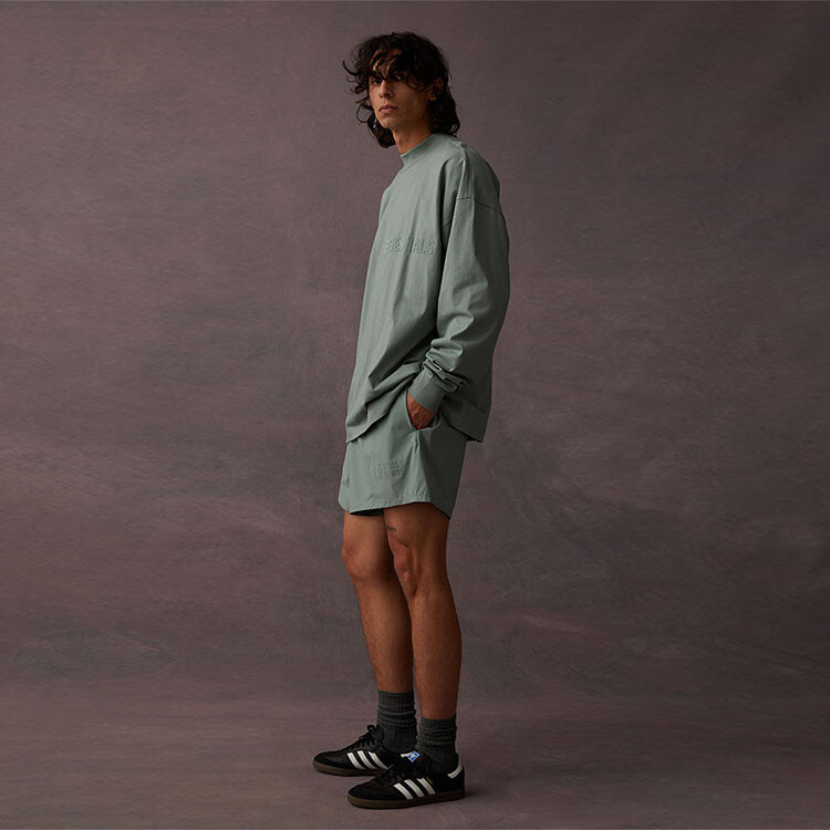 Футболка унисекс Fear Of God Essentials Haze Blue — фото 3