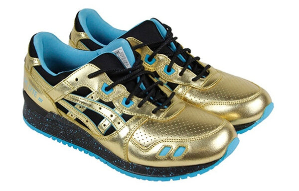 Кроссовки Wale x Villa x Gel Lyte 3 Asics, золотой — фото 3