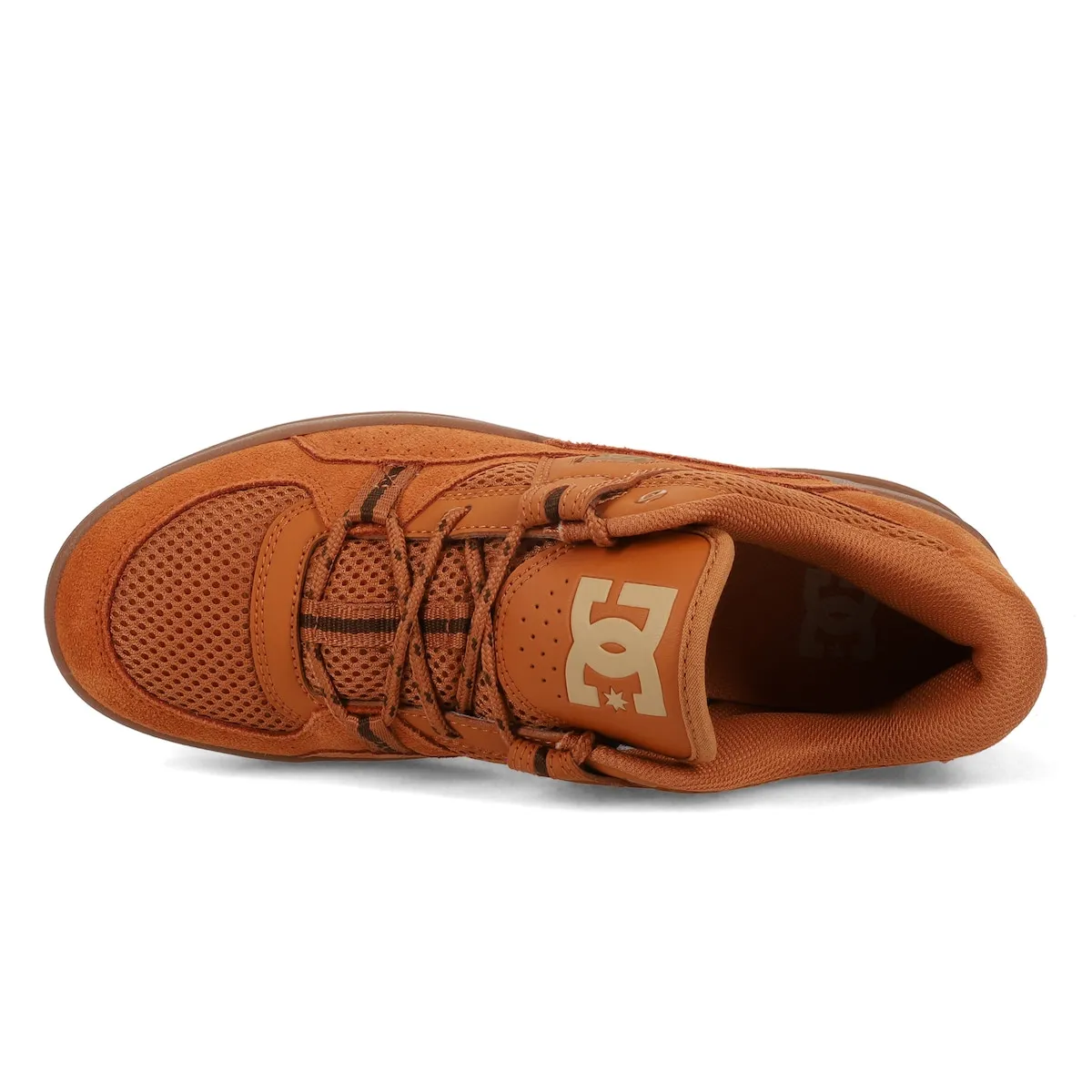 Мужские кроссовки Construct DC Shoes, коричневый/оранжевый — фото 4