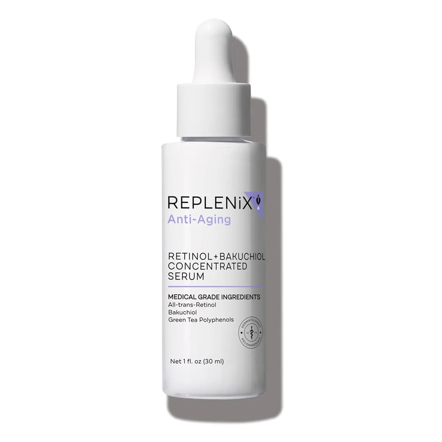 Сыворотка Replenix — Для лица Anti-Aging Retinol + Bakuchiol Concentrated Face Serum, медицинское средство для, 30 мл