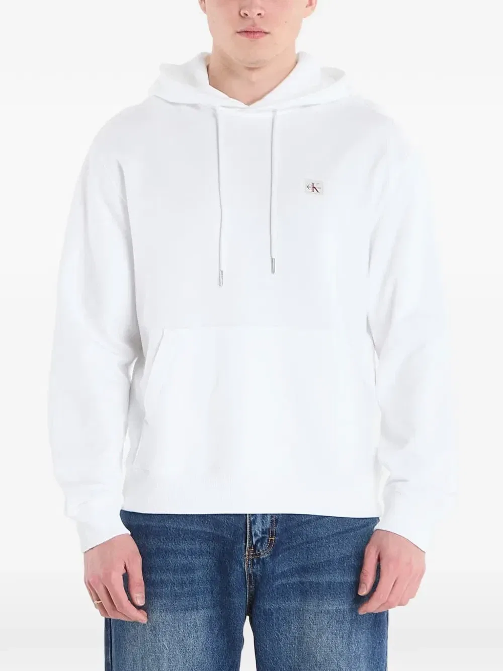 Худи Terry Monologo Calvin Klein, белый