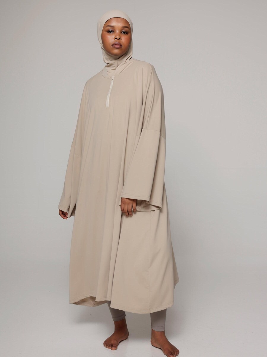 

Платье-купальник с футболкой SIYA Swimwear Cover-up, песочный