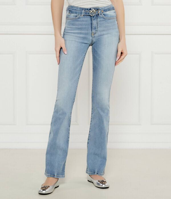 

Джинсы Pinko Flora Flare Fit, синий