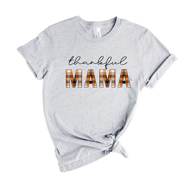 

Футболка с принтом Thankful Mama в клетку с коротким рукавом Simply Sage Market, Heather Grey, Серый, Футболка с принтом Thankful Mama в клетку с коротким рукавом Simply Sage Market, Heather Grey