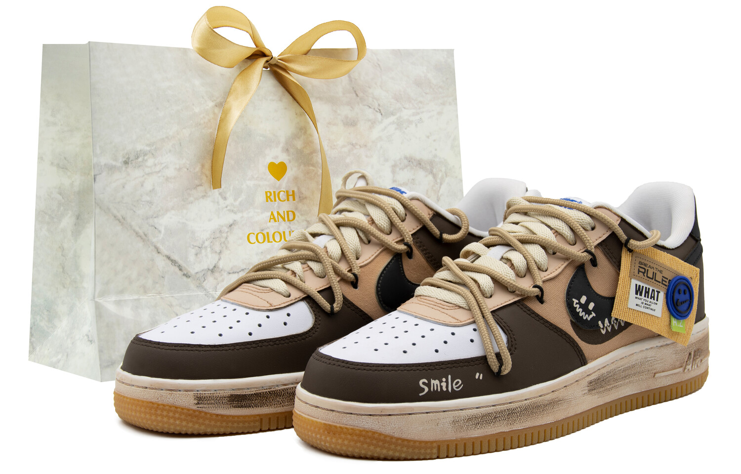 

Женские кроссовки для скейтбординга Nike Air Force 1, Dark Brown