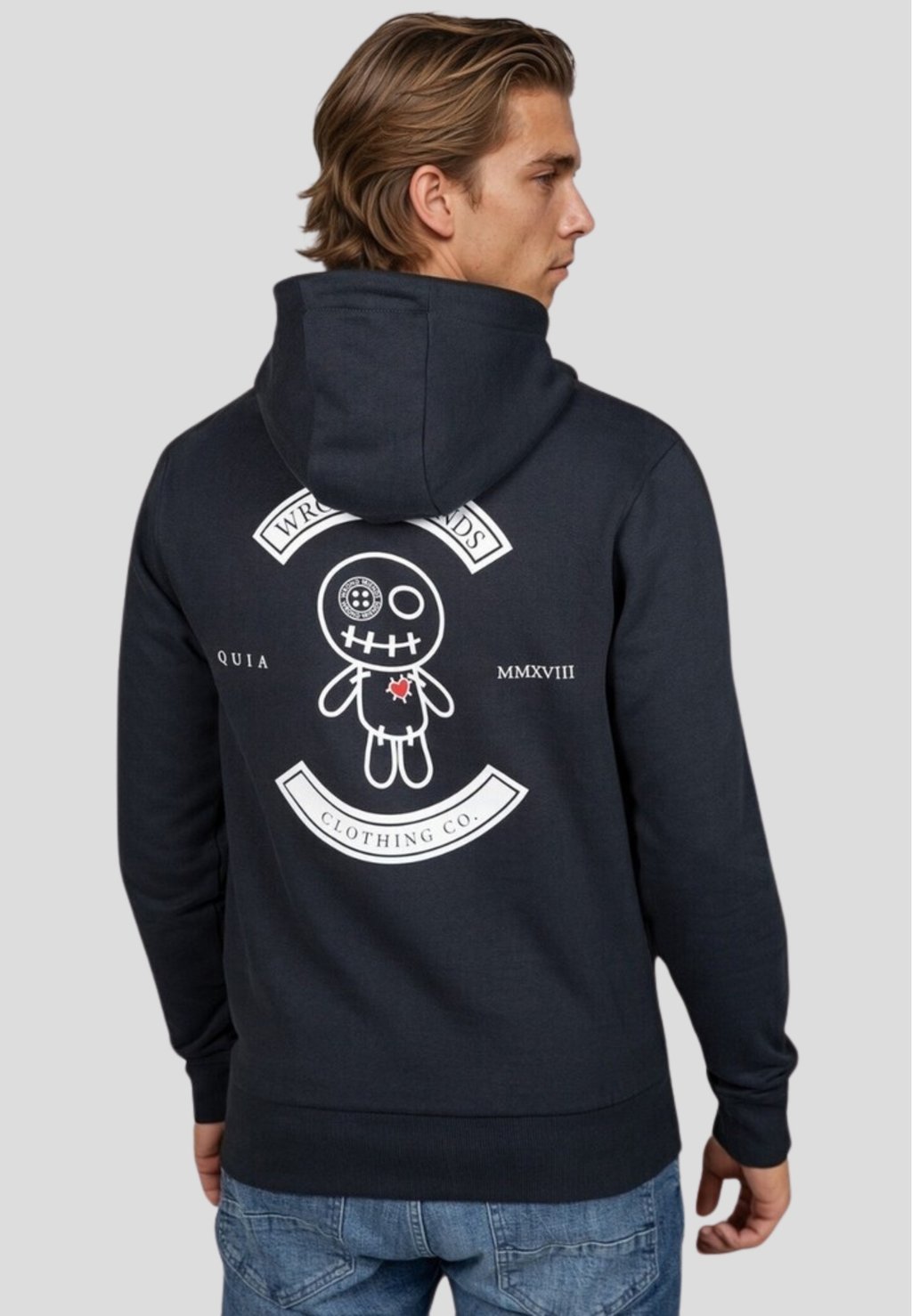 

Толстовка VERONA - Hoodie Wrong Friends, антрацит