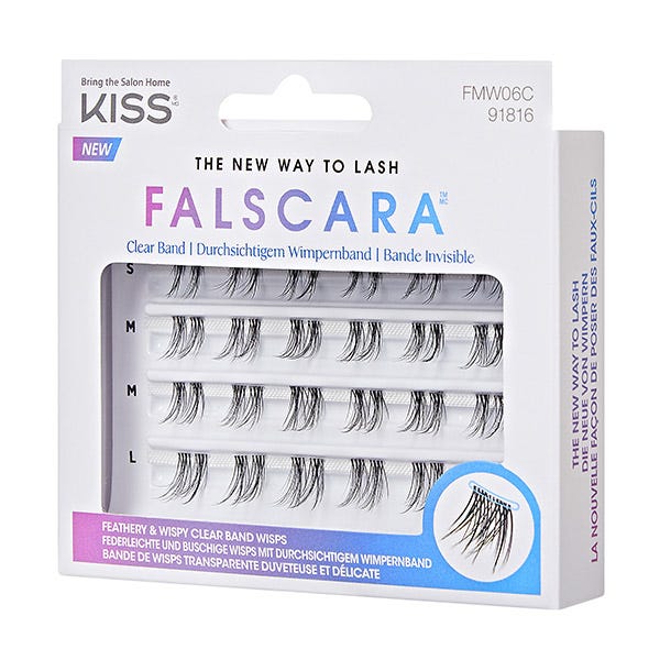 Накладные ресницы Falscara Clear Band Lashes по группам KISS — фото 2
