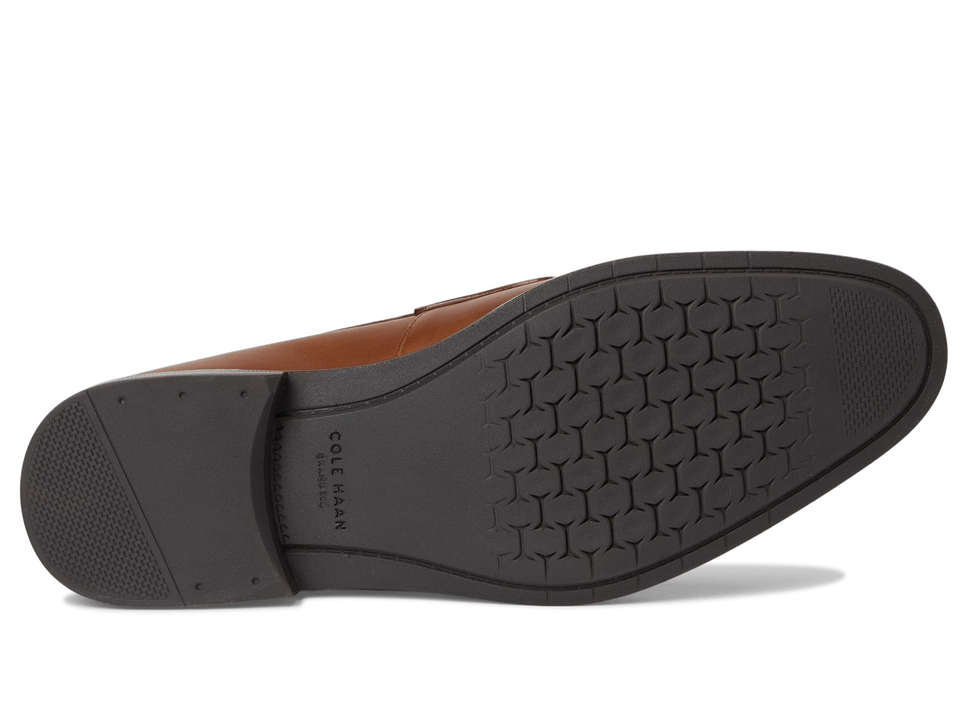 Лоферы Cole Haan Harmon Grand Bit Loafers, цвет British Tan/Dark Brown Waterproof — фото 3
