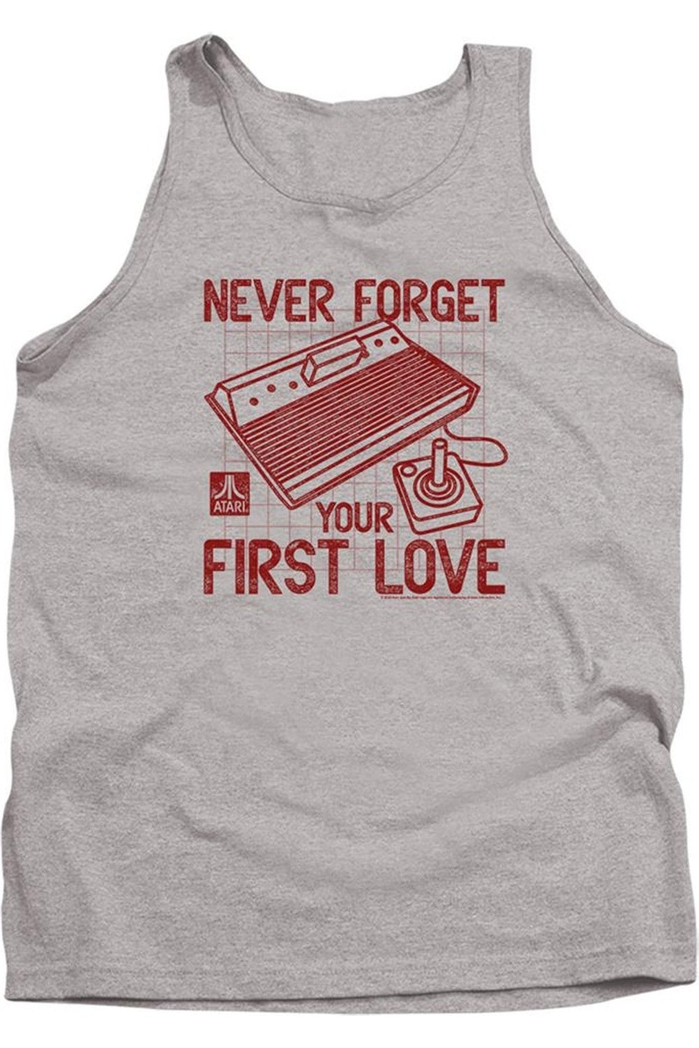 

Atari First Love мужская майка Gildan, цвет athletic heather