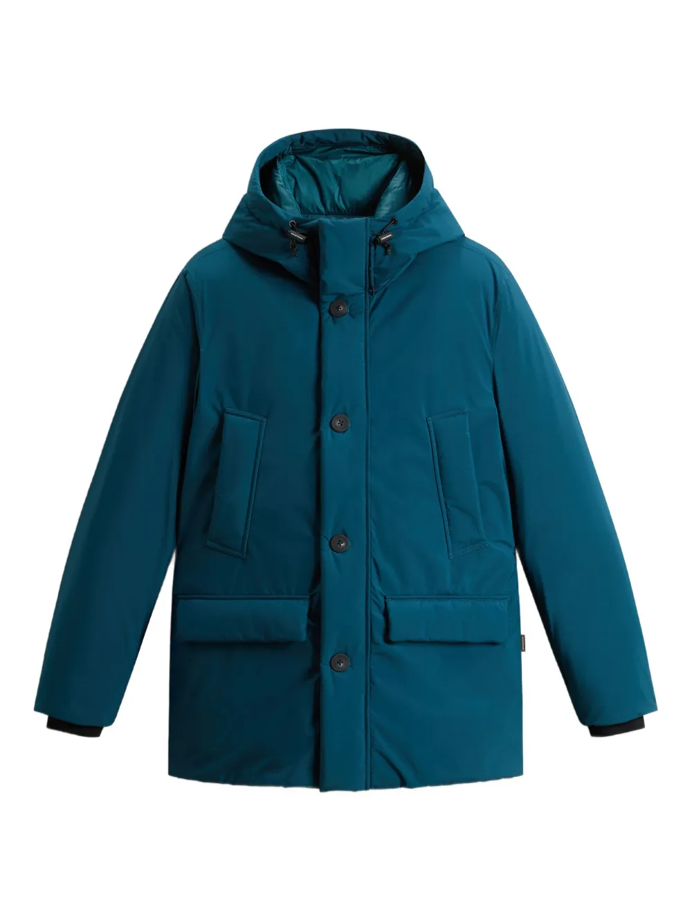 

Куртка на пуговицах с капюшоном WOOLRICH, синий